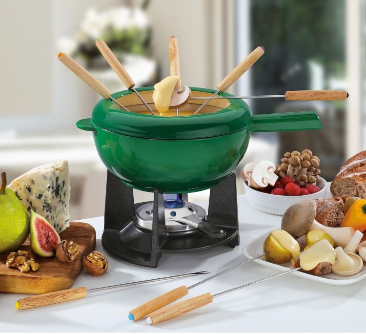 Spring Kaasfondueset 2l 20cm (Groen) - Panache (Koksijde)