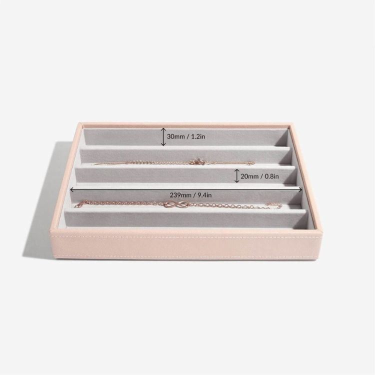 Stackers 5 section  25x18x3.7cm (Blush Pink) - Panache (Koksijde)