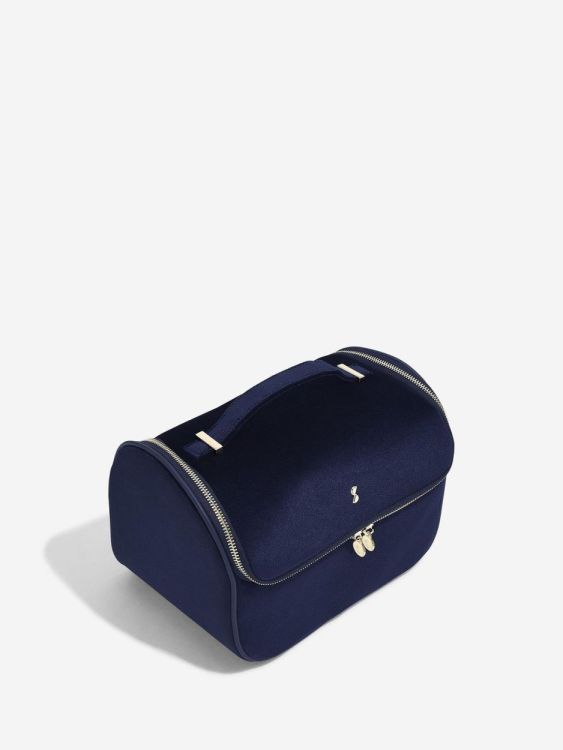 Stackers Large Cosmetic Case (Navy velvet) - Panache (Koksijde)