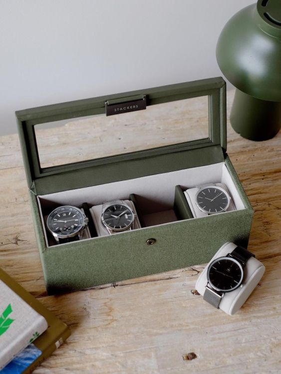 Stackers Watch Box Canvas (Green) - Panache (Koksijde)