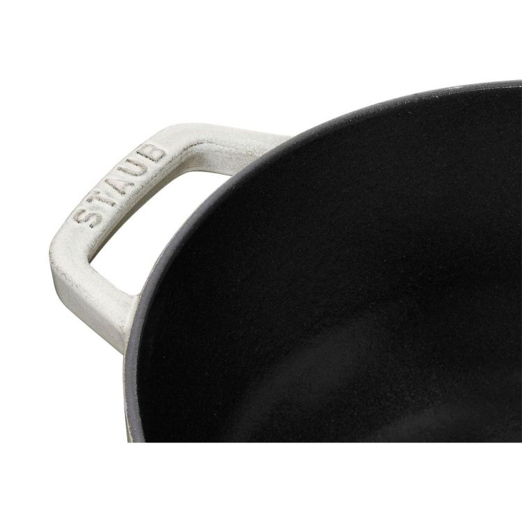 Staub Cocotte Snowflake 24cm / 3.6l (White Truffle) - Panache (Koksijde)