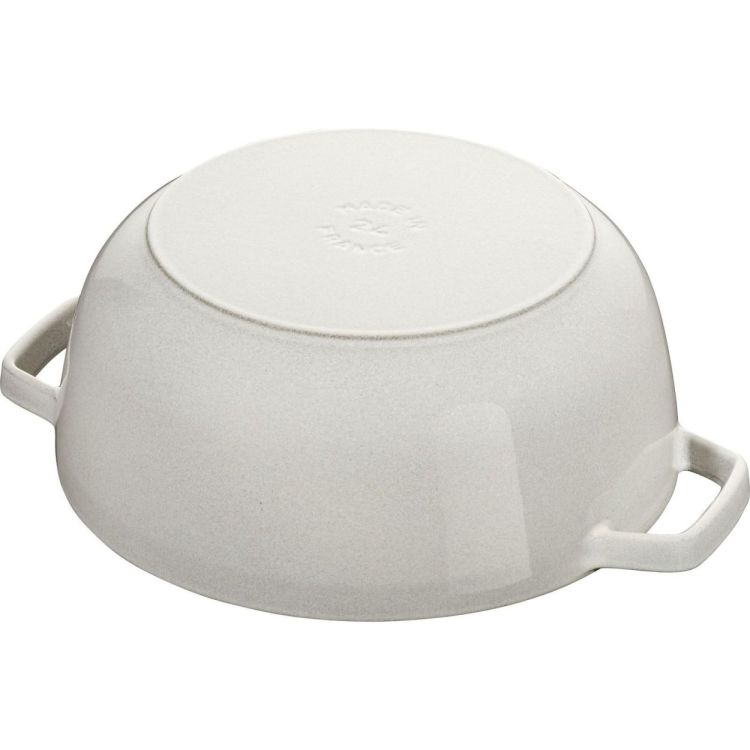 Staub Cocotte Snowflake 24cm / 3.6l (White Truffle) - Panache (Koksijde)