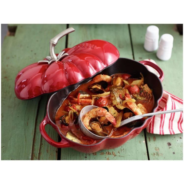 Staub Cocotte Tomate 25 cm / 3 L (Rood) - Panache (Koksijde)
