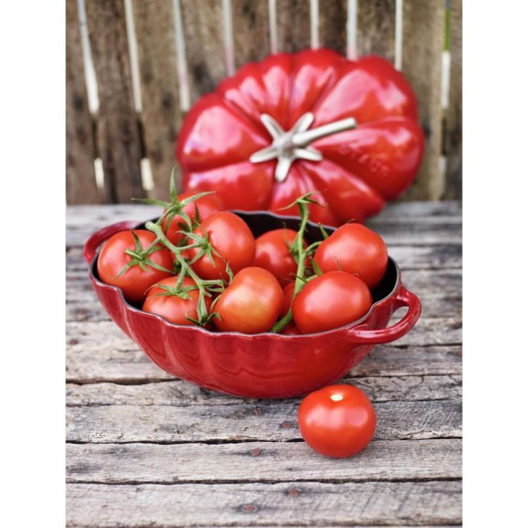 Staub Cocotte Tomate 25 cm / 3 L (Rood) - Panache (Koksijde)