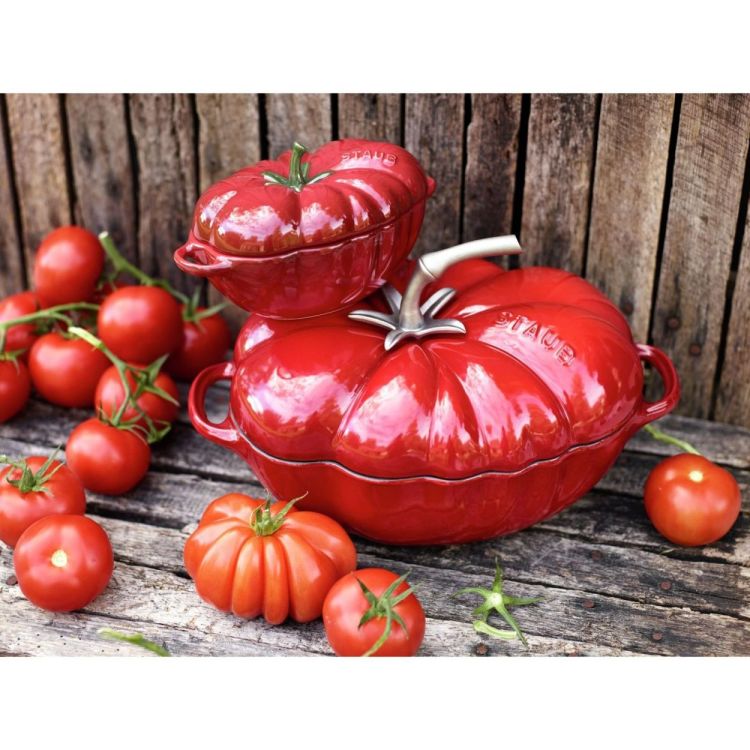 Staub Cocotte Tomate 25 cm / 3 L (Rood) - Panache (Koksijde)
