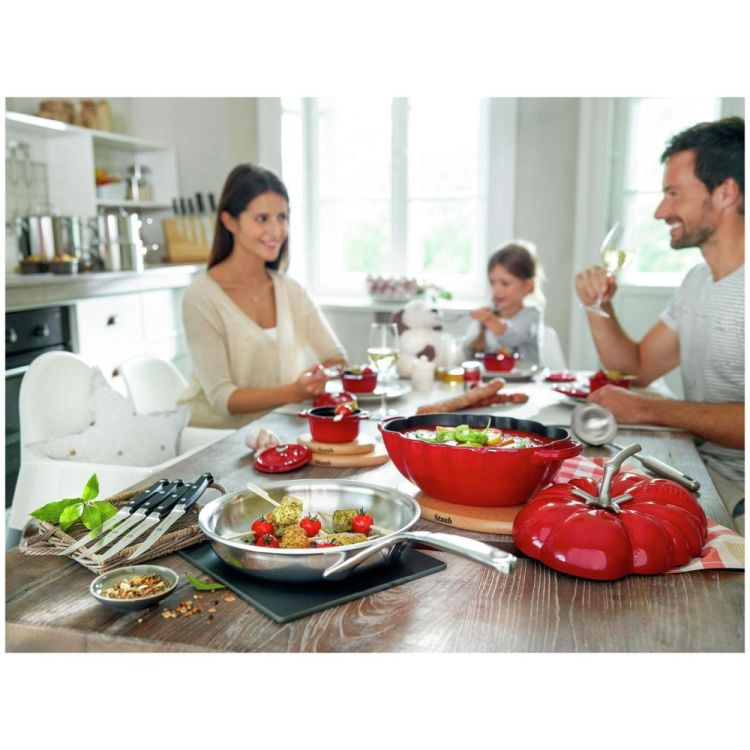 Staub Cocotte Tomate 25 cm / 3 L (Rood) - Panache (Koksijde)