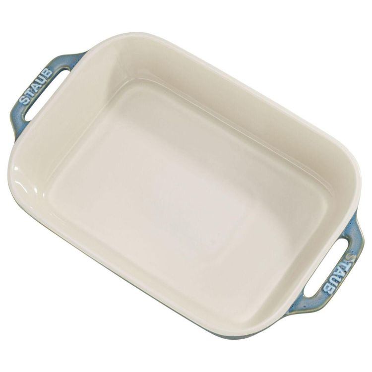 Staub Gratineerschaal 27x20cm (Turquoise) - Panache (Koksijde)