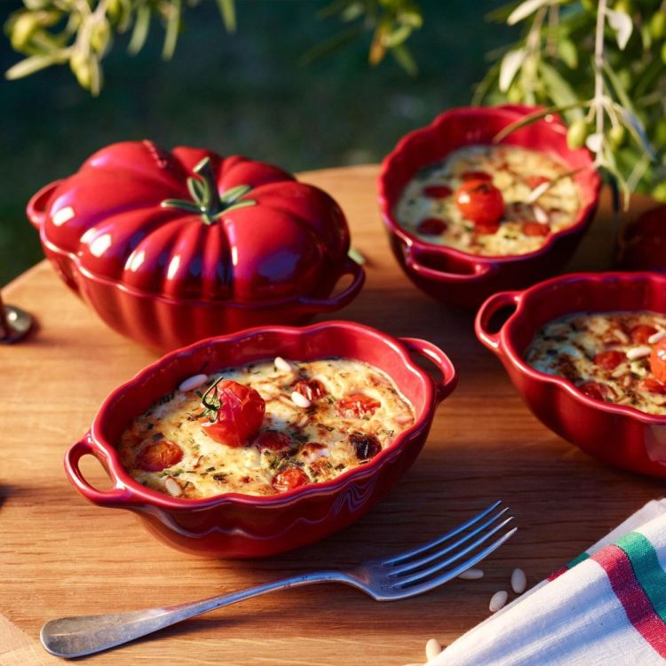 Staub Mini cocotte keramisch Tomaat 16cm / 500ml (Kersenrood) - Panache (Koksijde)
