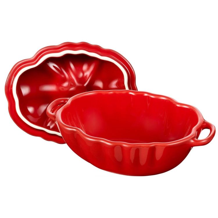 Staub Mini cocotte keramisch Tomaat 16cm / 500ml (Kersenrood) - Panache (Koksijde)