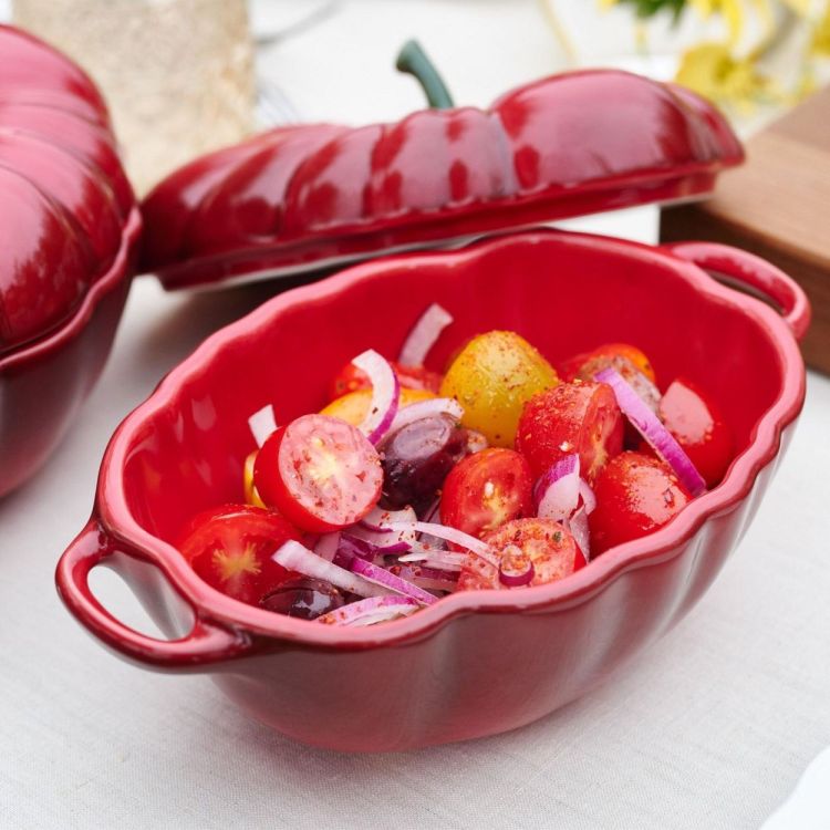 Staub Mini cocotte keramisch Tomaat 16cm / 500ml (Kersenrood) - Panache (Koksijde)