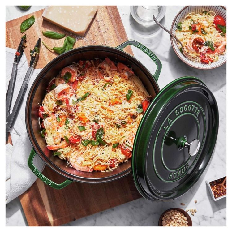 Staub Ronde cocotte 24cm / 3,7l (Basilicum) - Panache (Koksijde)