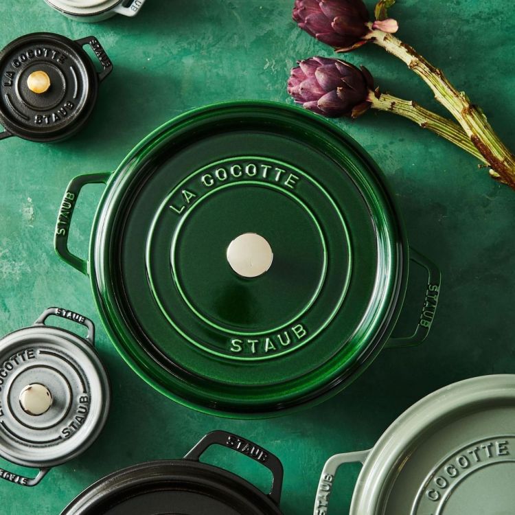 Staub Ronde cocotte 24cm / 3,7l (Basilicum) - Panache (Koksijde)