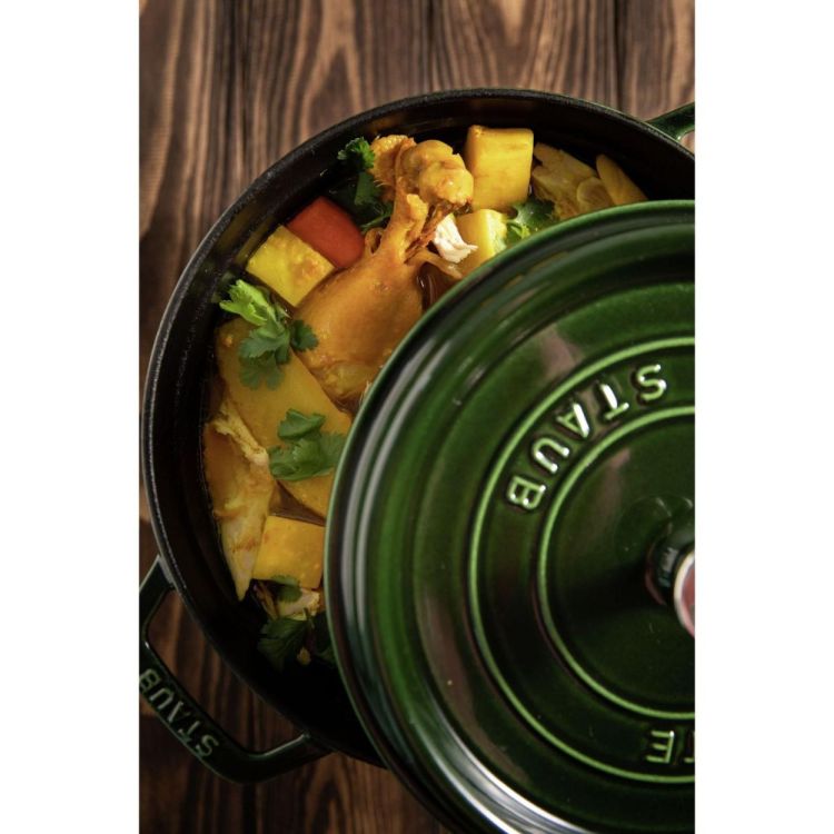 Staub Ronde cocotte 24cm / 3,7l (Basilicum) - Panache (Koksijde)
