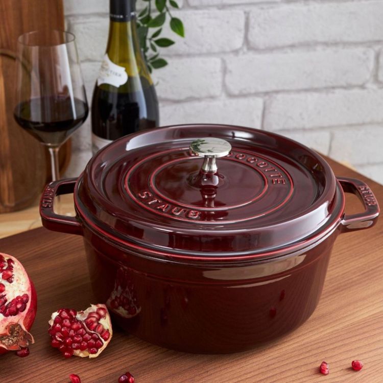 Staub Ronde cocotte 24cm / 3,7l (Grenadine) - Panache (Koksijde)