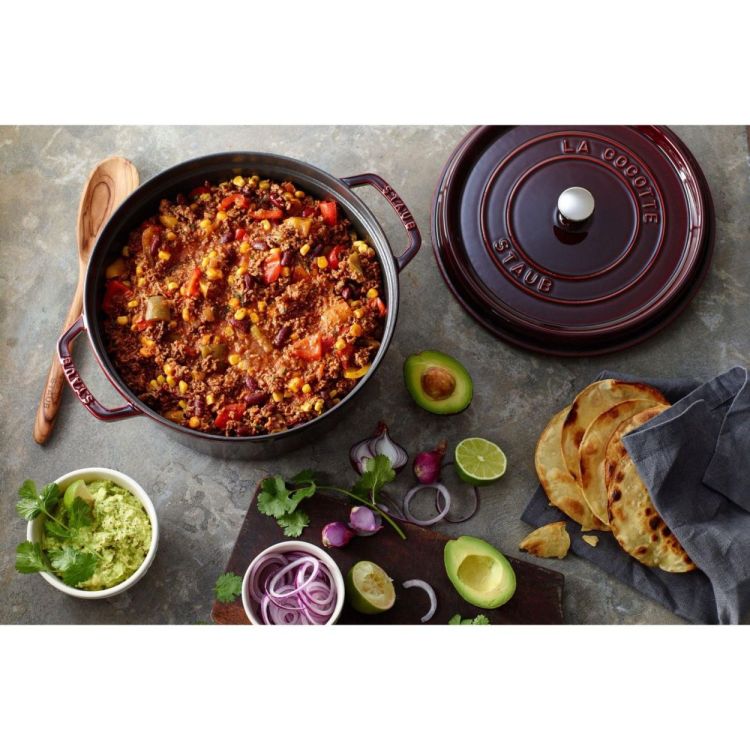 Staub Ronde cocotte 24cm / 3,7l (Grenadine) - Panache (Koksijde)