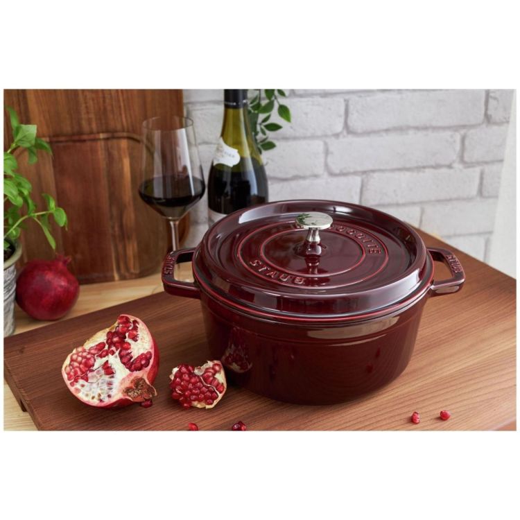 Staub Ronde cocotte 24cm / 3,7l (Grenadine) - Panache (Koksijde)