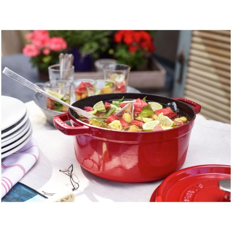 Staub Ronde cocotte 24cm / 3,7l (Kersenrood) - Panache (Koksijde)