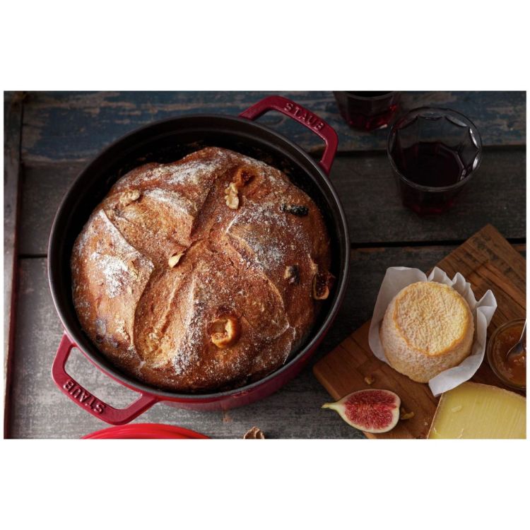 Staub Ronde cocotte 24cm / 3,7l (Kersenrood) - Panache (Koksijde)