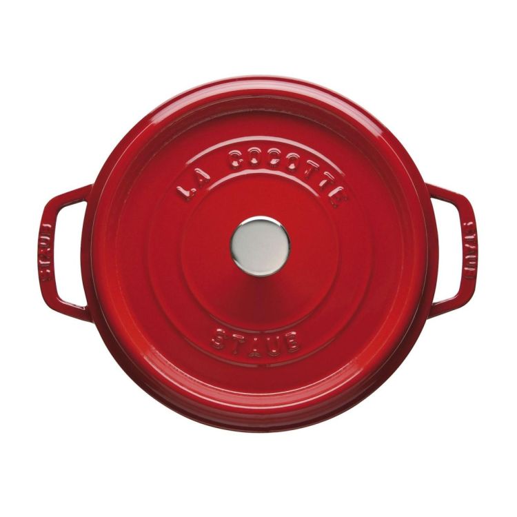 Staub Ronde cocotte 24cm / 3,7l (Kersenrood) - Panache (Koksijde)
