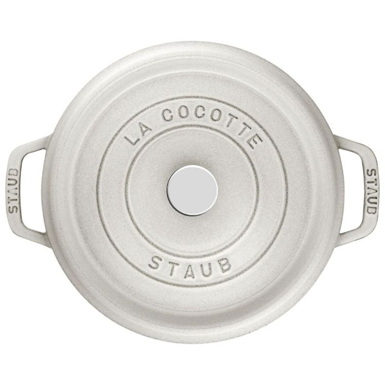 Staub Cocotte rond 24cm / 3,7l (White Truffle) - Panache (Koksijde)