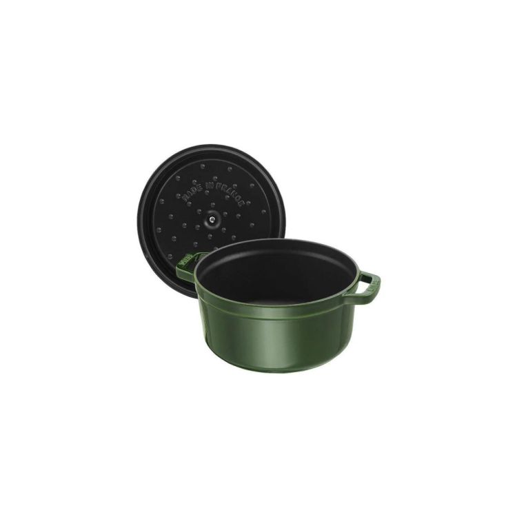 Staub Ronde cocotte 26cm / 5,25l Basilicum (Basilicum) - Panache (Koksijde)
