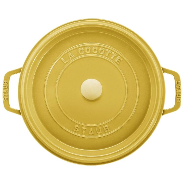 Staub Ronde cocotte 26cm / 5.25l (Citron) - Panache (Koksijde)
