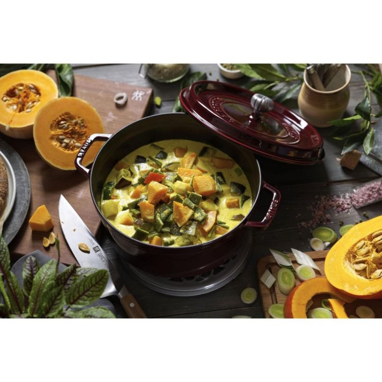 Staub Ronde cocotte 26cm / 5,25l (Grenadine) - Panache (Koksijde)