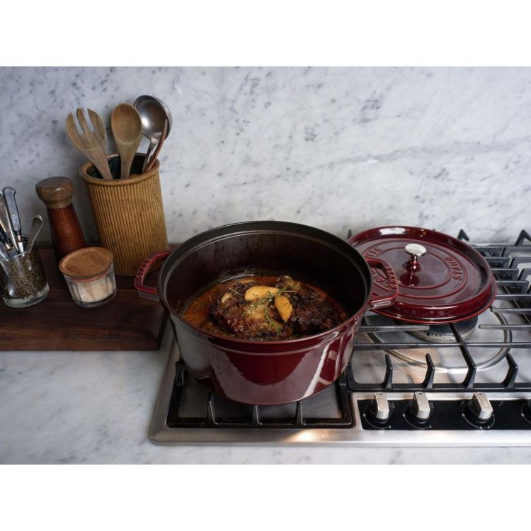 Staub Ronde cocotte 26cm / 5,25l (Grenadine) - Panache (Koksijde)