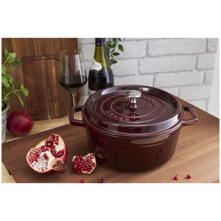 Staub Ronde cocotte 26cm / 5,25l (Grenadine) - Panache (Koksijde)
