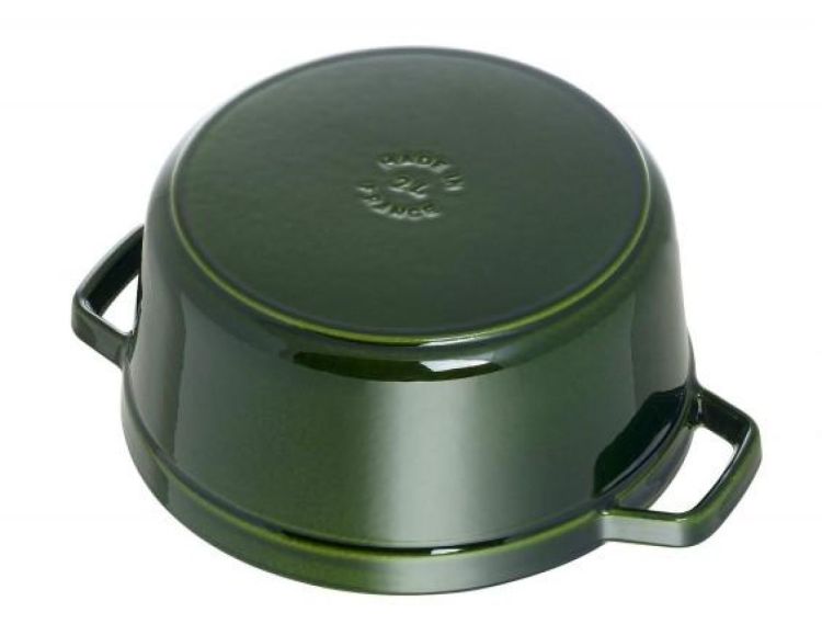 Staub Ronde cocotte 28cm / 6.75l Basilicum (Basilicum) - Panache (Koksijde)