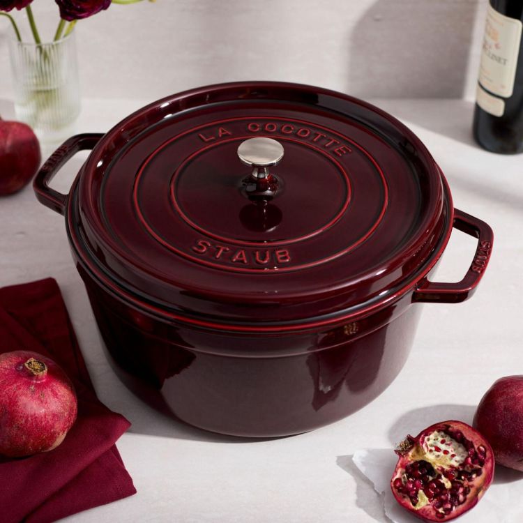 Staub Ronde cocotte 28cm / 6.75l Grenadine (Grenadine) - Panache (Koksijde)