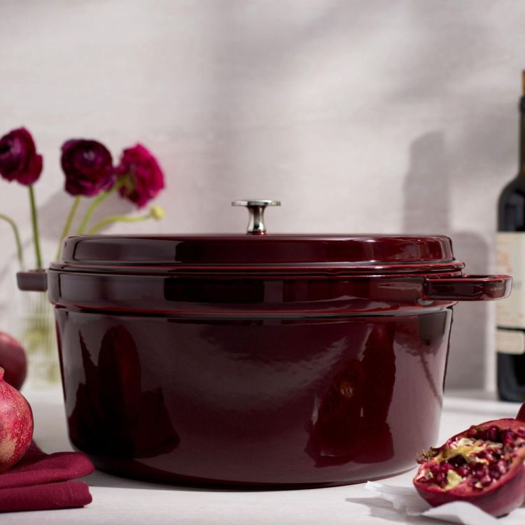 Staub Ronde cocotte 28cm / 6.75l Grenadine (Grenadine) - Panache (Koksijde)