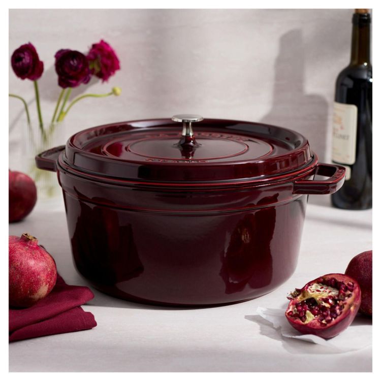 Staub Ronde cocotte 28cm / 6.75l Grenadine (Grenadine) - Panache (Koksijde)