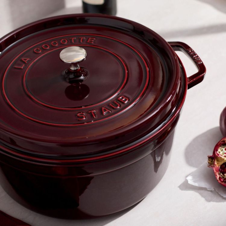 Staub Ronde cocotte 28cm / 6.75l Grenadine (Grenadine) - Panache (Koksijde)