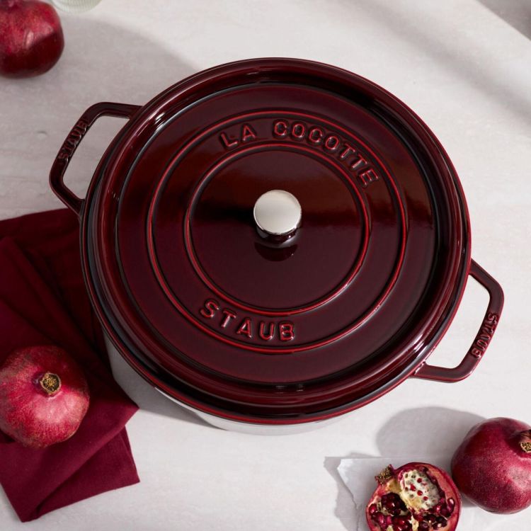 Staub Ronde cocotte 28cm / 6.75l Grenadine (Grenadine) - Panache (Koksijde)