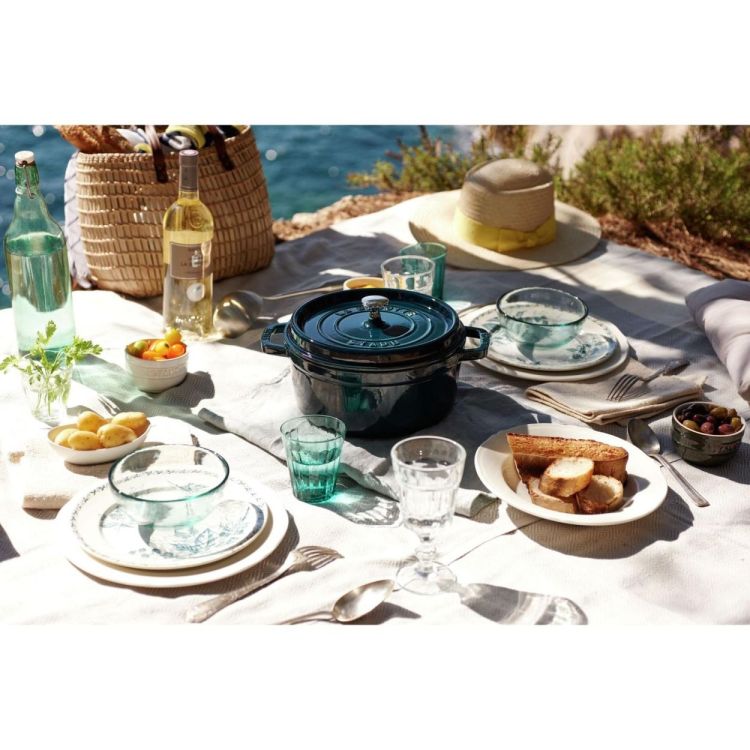 Staub Cocotte rond 28cm / 6,75l (La Mer) - Panache (Koksijde)