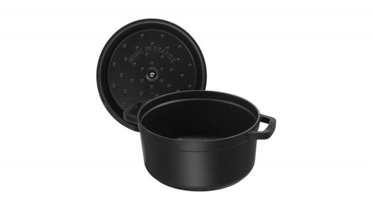 Staub Ronde cocotte 30cm /8.4l (Zwart) - Panache (Koksijde)