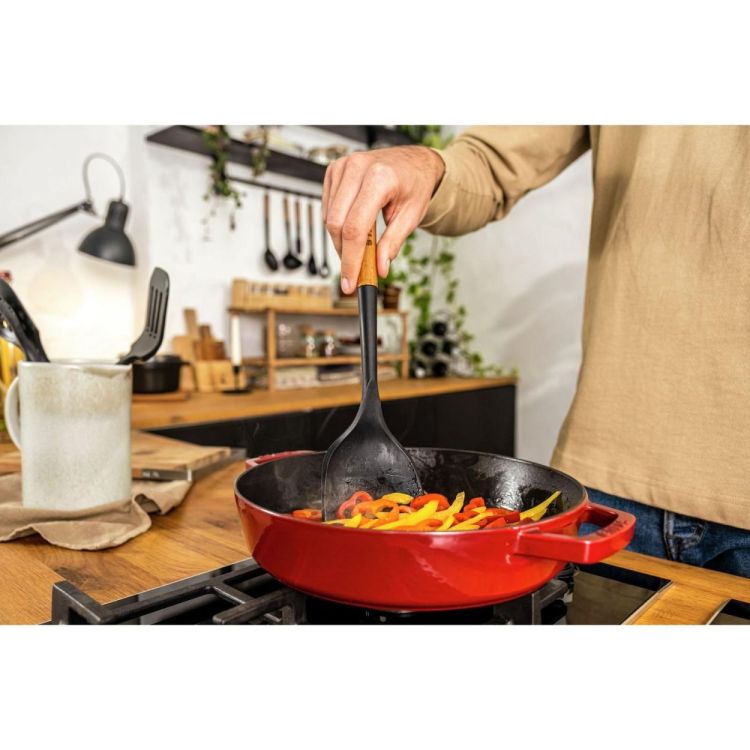 Staub Wokspatel 31cm (Zwart) - Panache (Koksijde)