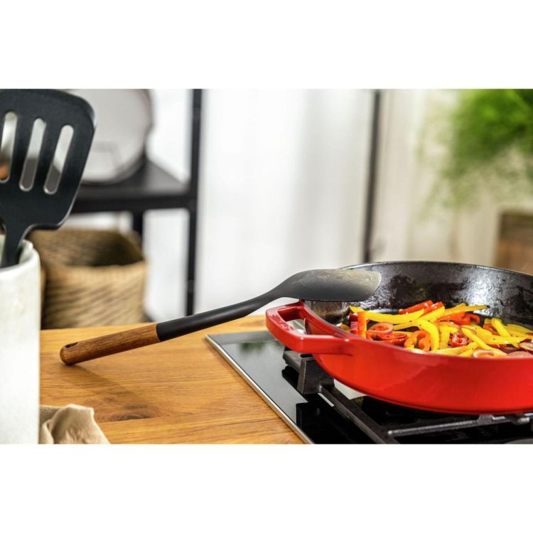 Staub Wokspatel 31cm (Zwart) - Panache (Koksijde)