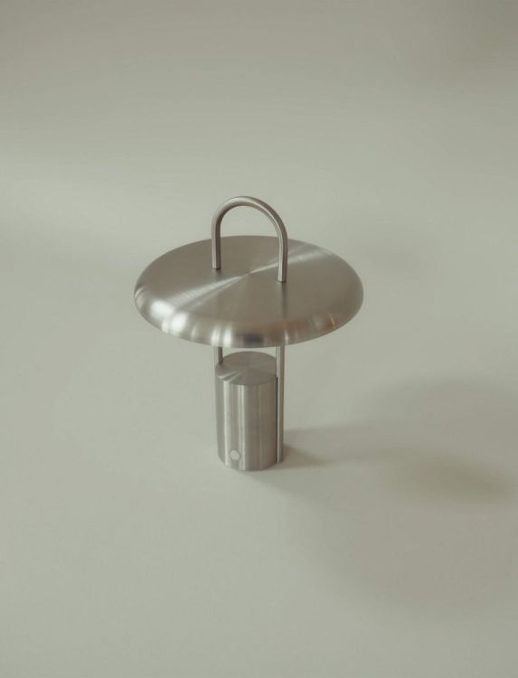 Stelton Pier LED lamp steel 25cm (Steel) - Panache (Koksijde)