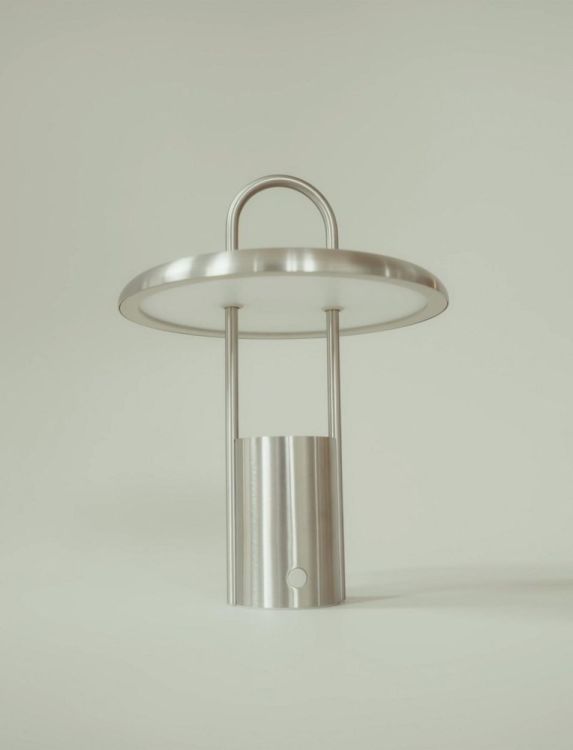 Stelton Pier LED lamp steel 25cm (Steel) - Panache (Koksijde)