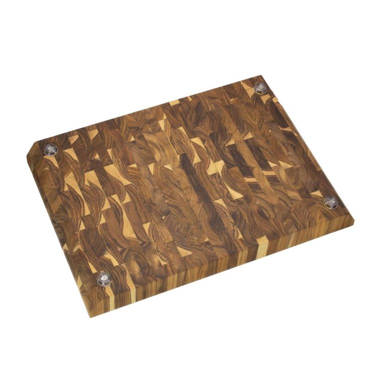 Stolf Hakblok Teck 50x35x5cm (Teck) - Panache (Koksijde)