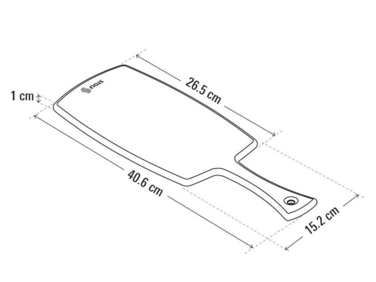 Stolf Serveerplank Teck 40,5x15x1cm (Teck) - Panache (Koksijde)