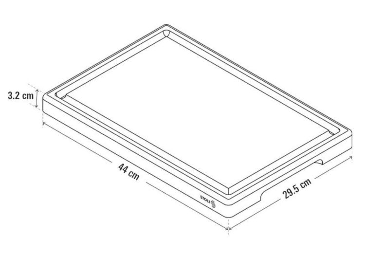 Stolf Snijplank Teck 44x29,5x3cm (Teck) - Panache (Koksijde)