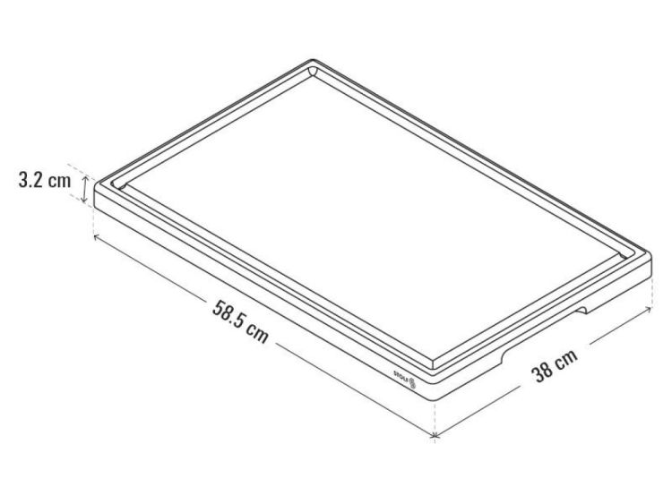 Stolf Snijplank Teck 58,5x38x3cm (Teck) - Panache (Koksijde)