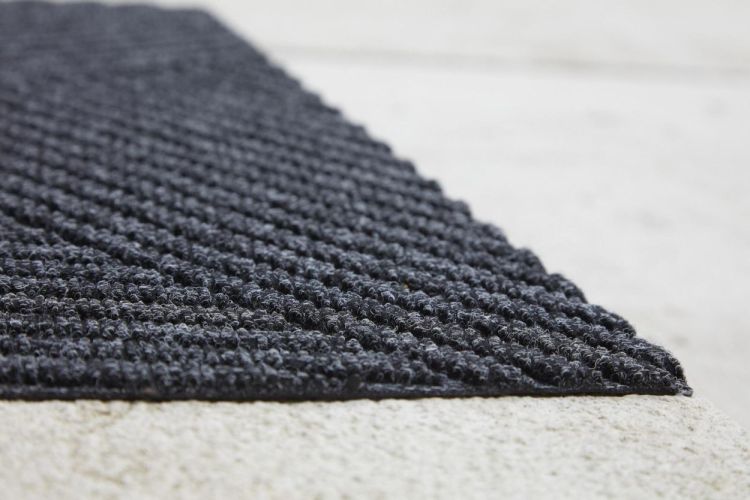 Dune Stripes dark grey 45x75cm Dune (Dark Grey) - Panache (Koksijde)