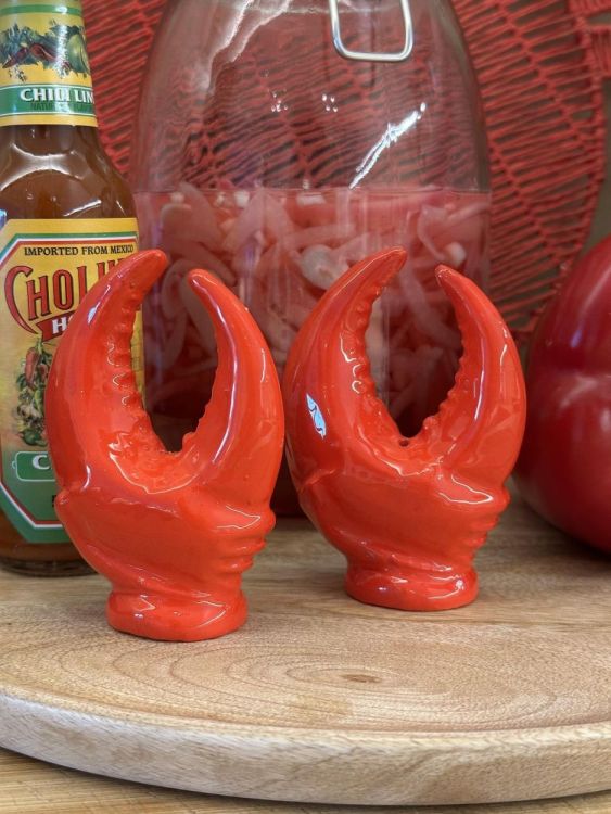 Studio Noticed Set zout- en peperstrooier Kreeft (Rood) - Panache (Koksijde)