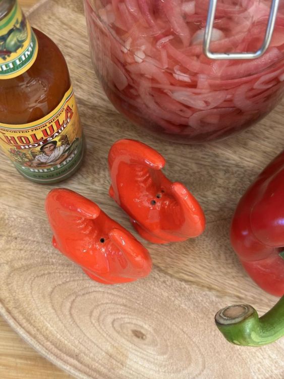 Studio Noticed Set zout- en peperstrooier Kreeft (Rood) - Panache (Koksijde)