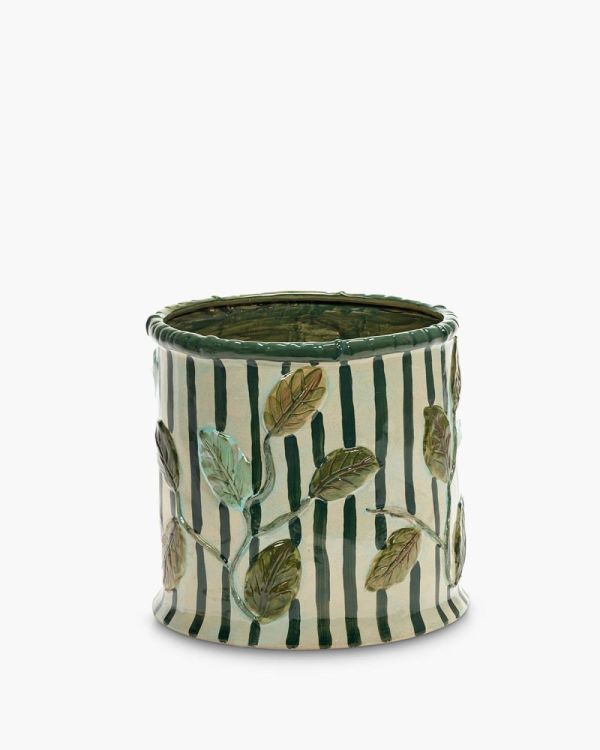 Studio Terres de Rêves Flower Pot nr11 (Green) - Panache (Koksijde)