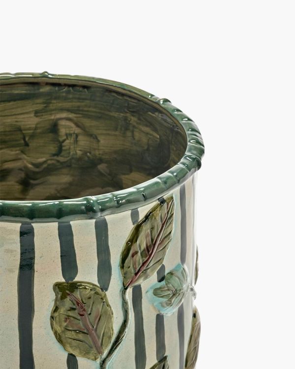 Studio Terres de Rêves Flower Pot nr11 (Green) - Panache (Koksijde)
